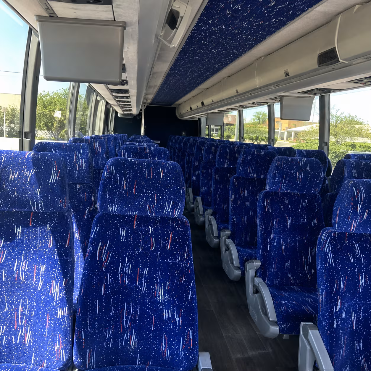 albuquerque charter bus interior