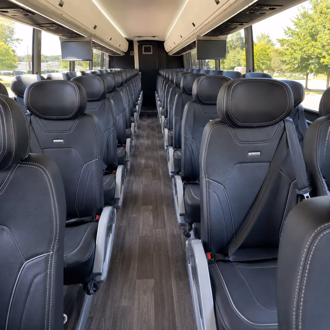 albuquerque charter bus services interior
